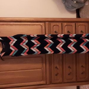 Three pink hearts long dress kids 16